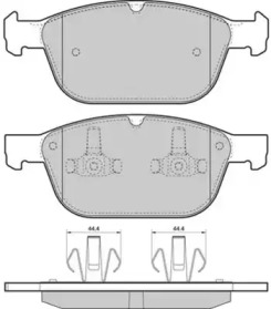 Комплект тормозных колодок FREMAX FBP-1678