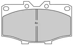 Комплект тормозных колодок FREMAX FBP-1749