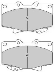Комплект тормозных колодок FREMAX FBP-1753