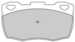 Комплект тормозных колодок FREMAX FBP-1754