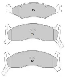 Комплект тормозных колодок FREMAX FBP-1759
