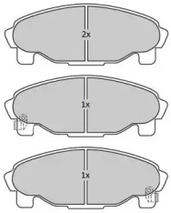 Комплект тормозных колодок FREMAX FBP-1780