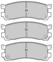 Комплект тормозных колодок FREMAX FBP-1781