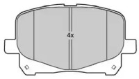 Комплект тормозных колодок FREMAX FBP-1789