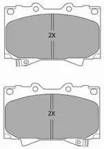 Комплект тормозных колодок FREMAX FBP-1804