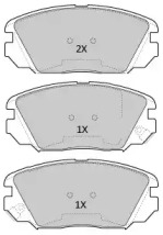 Комплект тормозных колодок FREMAX FBP-1806