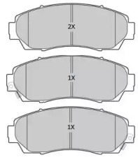 Комплект тормозных колодок FREMAX FBP-1812