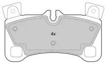 Комплект тормозных колодок FREMAX FBP-1830