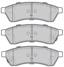 Комплект тормозных колодок FREMAX FBP-1831