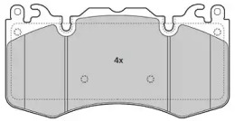 Комплект тормозных колодок FREMAX FBP-1839