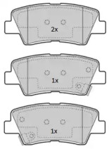 Комплект тормозных колодок FREMAX FBP-1846