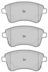 Комплект тормозных колодок FREMAX FBP-1848