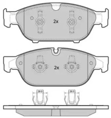 Комплект тормозных колодок FREMAX FBP-1852