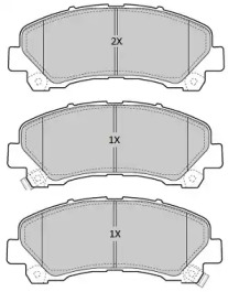 Комплект тормозных колодок FREMAX FBP-1885