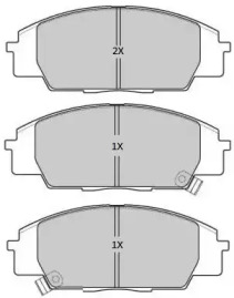 Комплект тормозных колодок FREMAX FBP-1900