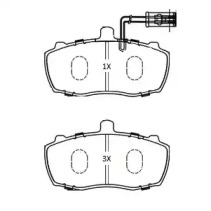 Комплект тормозных колодок FREMAX FBP-1906