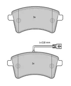 Комплект тормозных колодок FREMAX FBP-1913