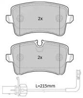 Комплект тормозных колодок FREMAX FBP-1940