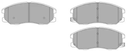 Комплект тормозных колодок FREMAX FBP-1500