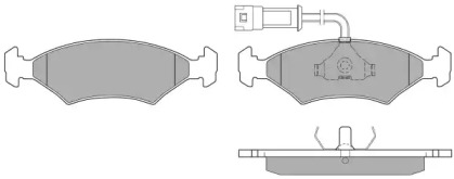 Комплект тормозных колодок FREMAX FBP-0353-01