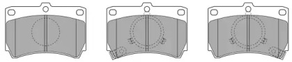 Комплект тормозных колодок FREMAX FBP-0537