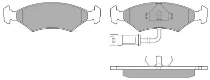 Комплект тормозных колодок FREMAX FBP-0539