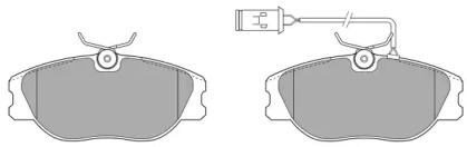 Комплект тормозных колодок FREMAX FBP-0582