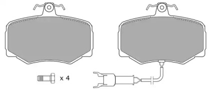 Комплект тормозных колодок FREMAX FBP-0737-01