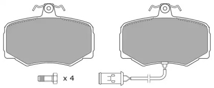 Комплект тормозных колодок FREMAX FBP-0737