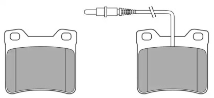 Комплект тормозных колодок FREMAX FBP-0743-01