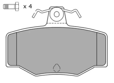 Комплект тормозных колодок FREMAX FBP-0789