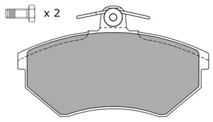 Комплект тормозных колодок FREMAX FBP-0810