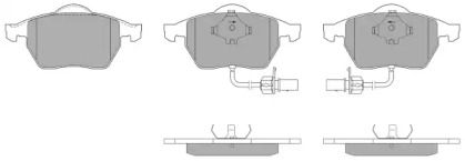 Комплект тормозных колодок FREMAX FBP-0874