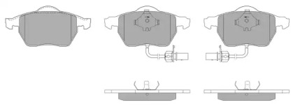 Комплект тормозных колодок FREMAX FBP-0876-01