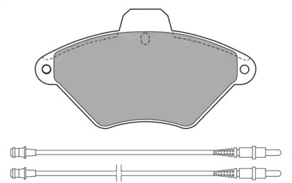 Комплект тормозных колодок FREMAX FBP-0887