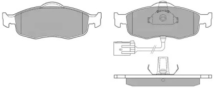 Комплект тормозных колодок FREMAX FBP-0906-01