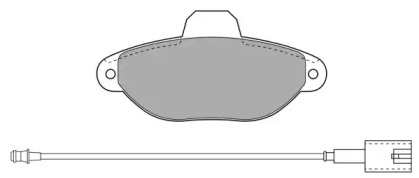 Комплект тормозных колодок FREMAX FBP-0911-01