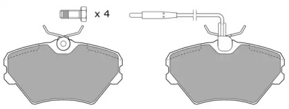 Комплект тормозных колодок FREMAX FBP-1515