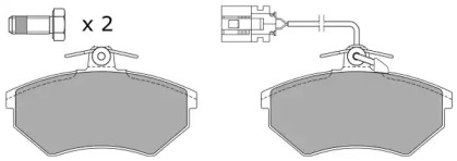 Комплект тормозных колодок FREMAX FBP-0953-01