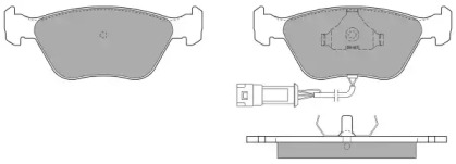 Комплект тормозных колодок FREMAX FBP-1028-01