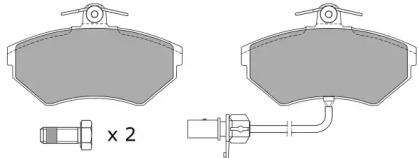 Комплект тормозных колодок FREMAX FBP-1050-01