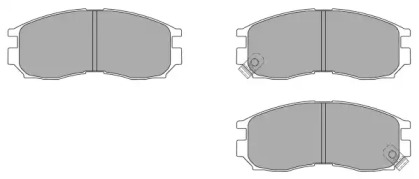 Комплект тормозных колодок FREMAX FBP-1103