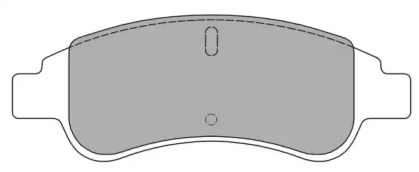 Комплект тормозных колодок FREMAX FBP-1212-01