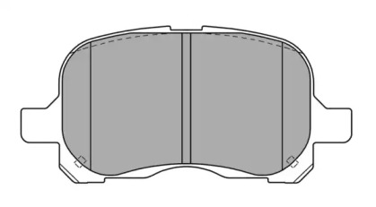 Комплект тормозных колодок FREMAX FBP-1242