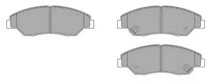 Комплект тормозных колодок FREMAX FBP-1605