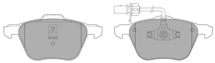 Комплект тормозных колодок FREMAX FBP-1257