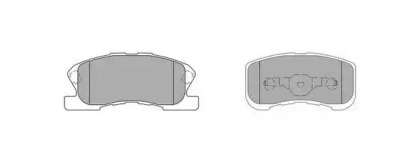 Комплект тормозных колодок FREMAX FBP-1607