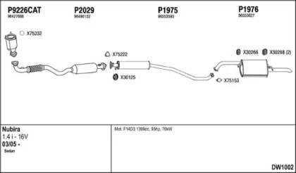 Глушитель FENNO DW1002