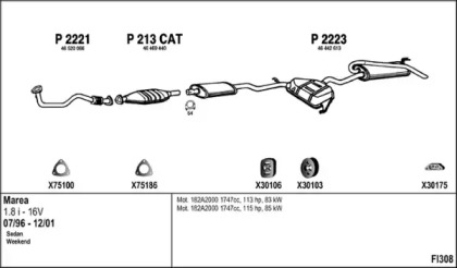 Глушитель FENNO FI308