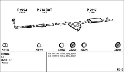 Глушитель FENNO FI310